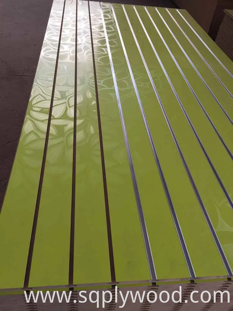 Melamine Faced Slotted MDF with 7, 9 or 11 Slots